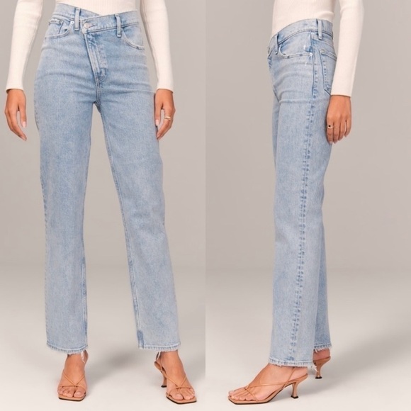 Abercrombie & Fitch Ultra High Rise 90s Straight Jean | Size 29 / 8 Regular - Picture 3 of 11